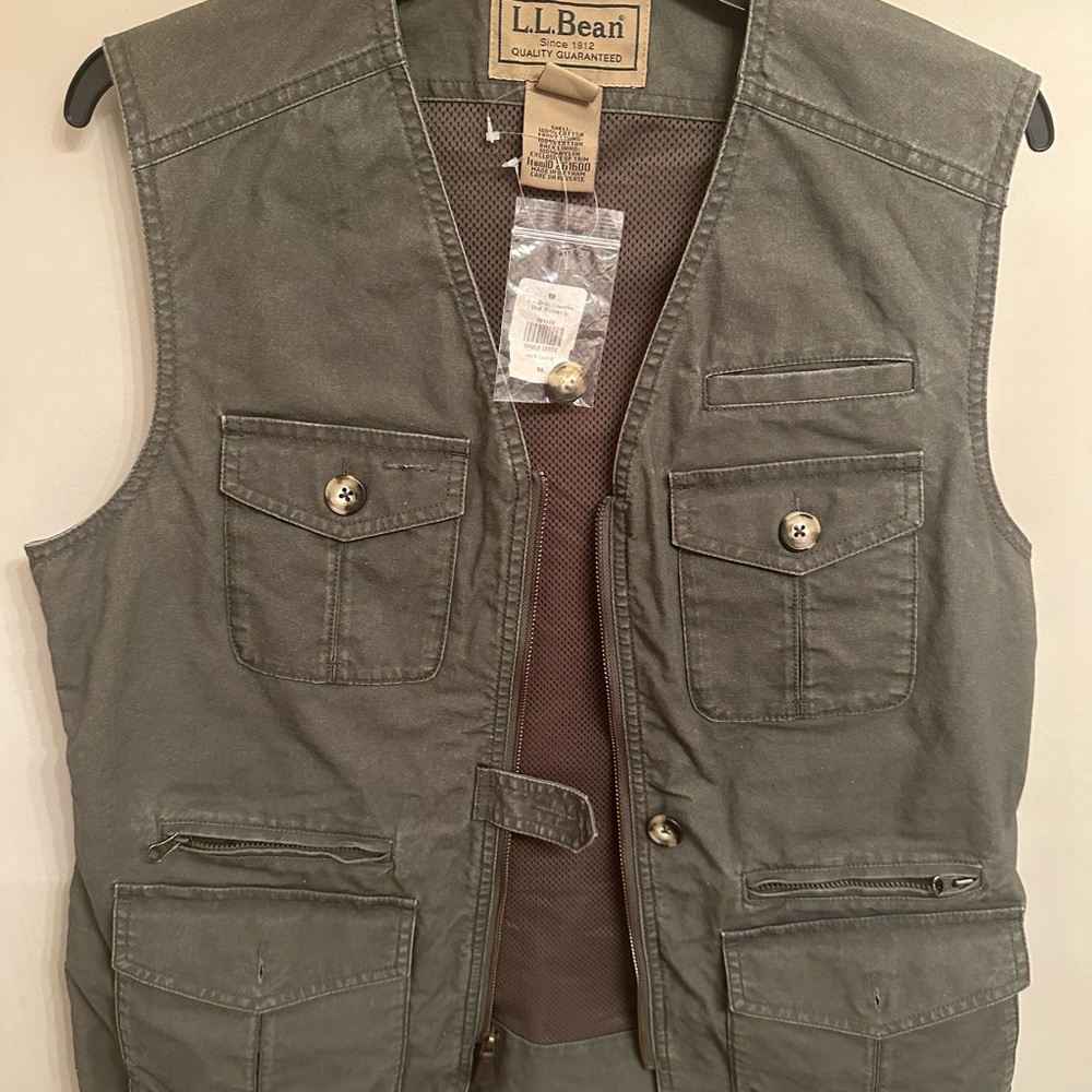 L.L. Bean Women’s Green Utility Vest
